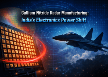 Gallium Nitride Radar Manufacturing India represents more than a technological upgrade. It signals a structural shift in defence electronics sovereignty, export potential, and Indo-Pacific deterrence posture. This analysis explores how GaN radar production intersects with industrial capacity, military doctrine, and regional power balances over the next five years.