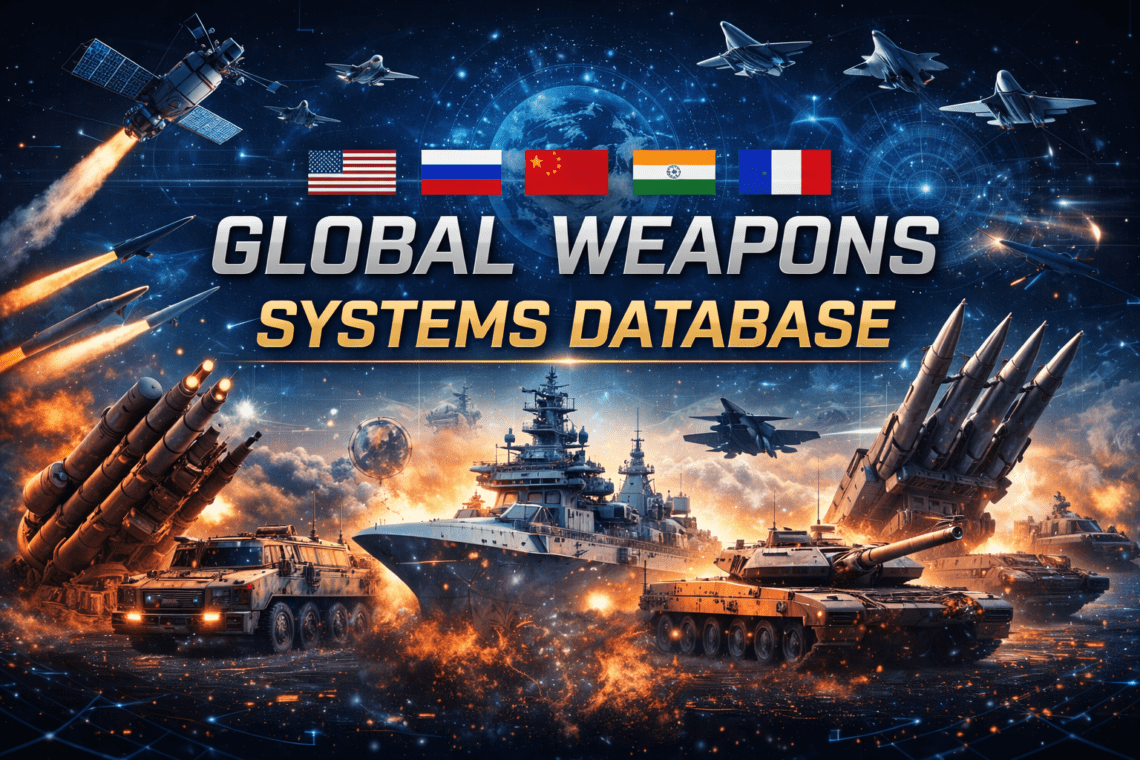 Global Weapons Systems Database