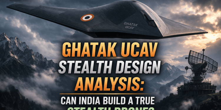 How the Ghatak UCAV Stealth Design Redefines India’s Drone Warfare Doctrine