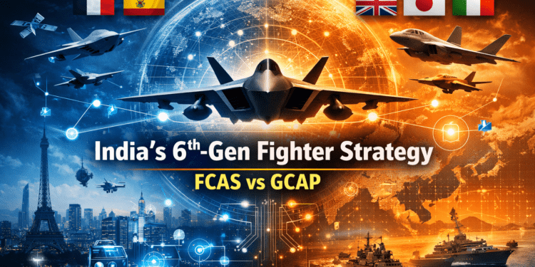 India’s 6th-Gen Fighter Strategy FCAS vs GCAP Explained