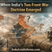 India’s Two-Front War Doctrine When and Why It Emerged