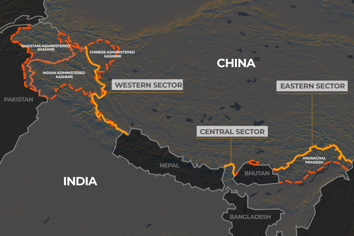 china Western Theater Command Operational Map