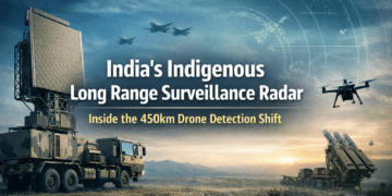 India indigenous long range surveillance radar with X-band drone detection capability