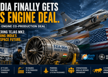 The F414 engine co-production agreement between Hindustan Aeronautics Limited and GE Aerospace