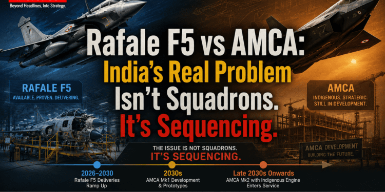 Rafale F5 vs AMCA